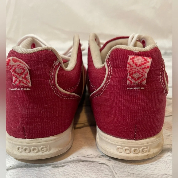 Men’s COOGI red chambray sneakers Sz 1 - Picture 7 of 8